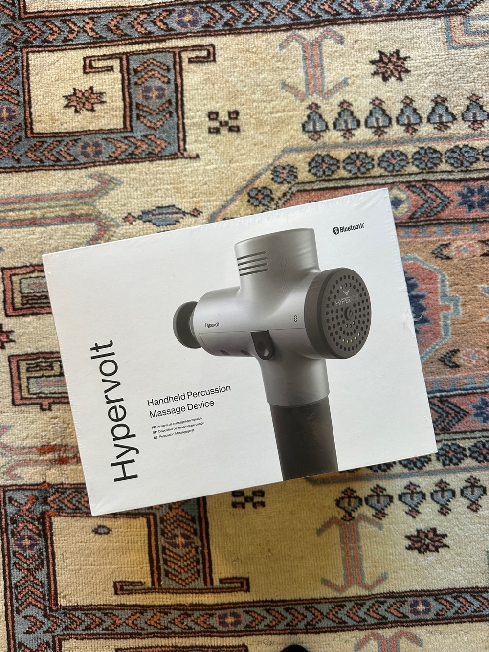 Hypervolt Handheld Percussion Massage Device - Silver